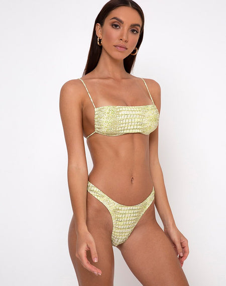 Leyna Bikini Bottom in Summer Rays