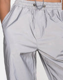 Beval Jogger Pants in Reflective Silver