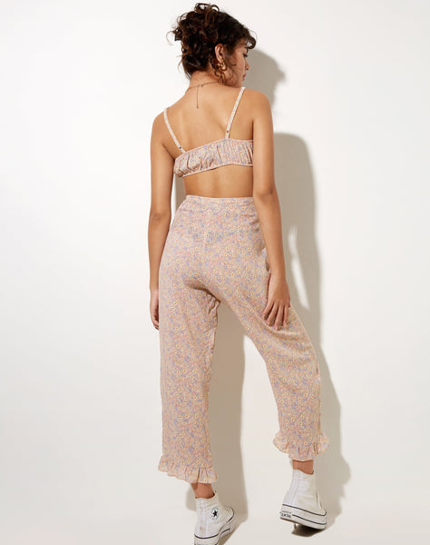 Bianca Culotte Trouser in 70's Prairie Girl Floral