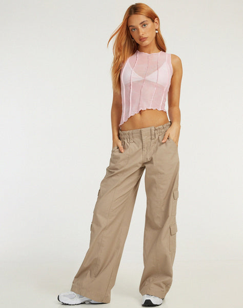 image of Rembita Top in Blurred Orchid Pink