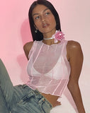 image of Rembita Top in Blurred Orchid Pink