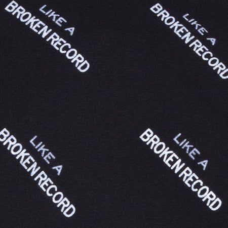 Oversize Basic Tee in Like a Broken Record