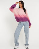 image of Akari Jumper in Gradient Pink