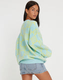 Image of Akari Jumper in Optiz Maze Blue