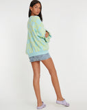 Image of Akari Jumper in Optiz Maze Blue