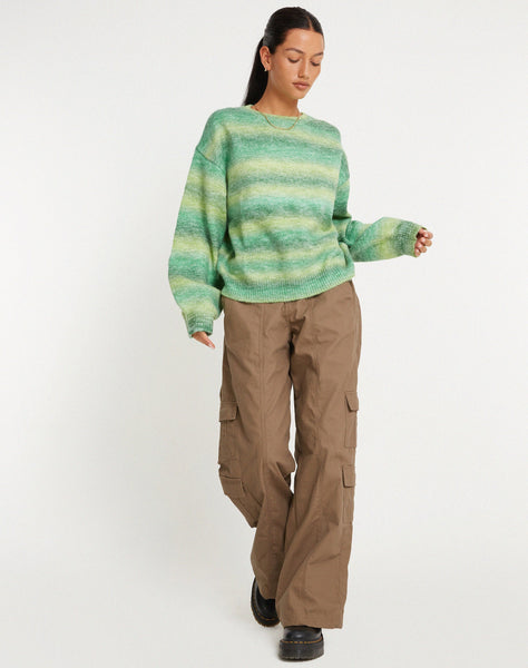 Image of MOTEL X OLIVIA NEILL Ammaria Jumper in Green