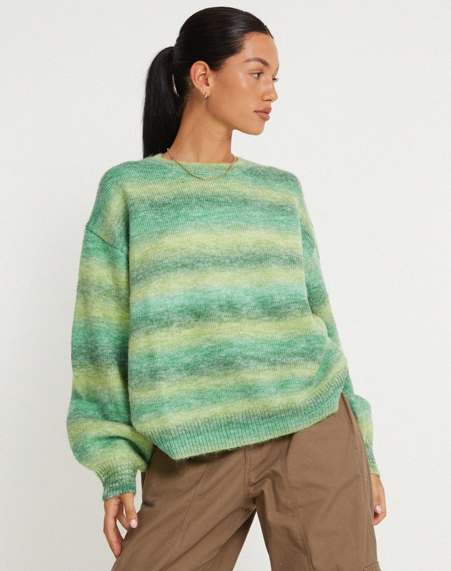 Image of MOTEL X OLIVIA NEILL Ammaria Jumper in Green