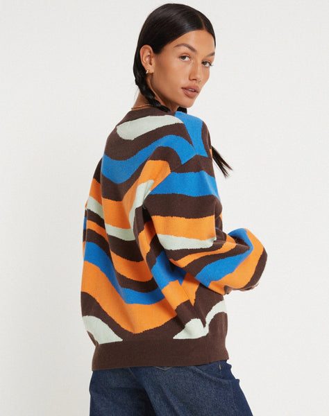 image of Ammaria Jumper in Wavy Rainbow