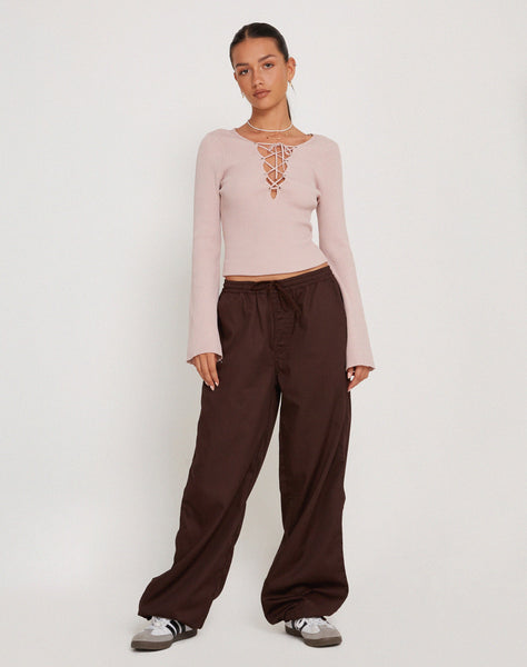 Image of Arleth Trouser in Brown