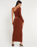 image of Tulus Maxi Skirt in Coffee Bean