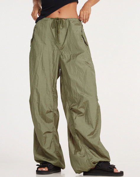 image of Chute Trouser in Parachute Silver Green