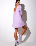 Elna Babydoll Dress in Lilac