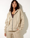 Image of Hollack Zip Hoody in Modern Day Romantics