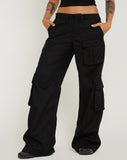 image of Lovis Cargo Trouser in Black