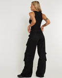 image of Lovis Cargo Trouser in Black