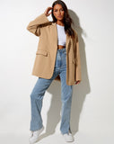 Image of Maiwa Blazer in Almond