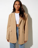 Image of Maiwa Blazer in Almond