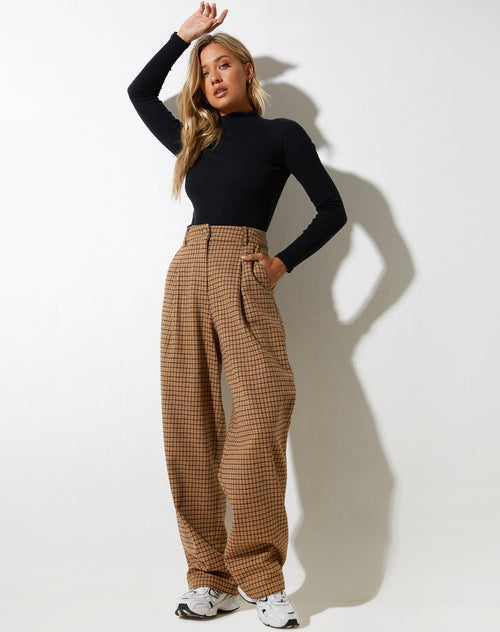 image of Sakila Trouser in Wool Brown