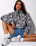 Nance Top in 90's Zebra