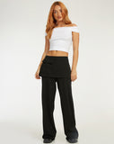 image of Omara Trouser Skirt in Black