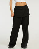 image of Omara Trouser Skirt in Black