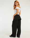 image of Omara Trouser Skirt in Black