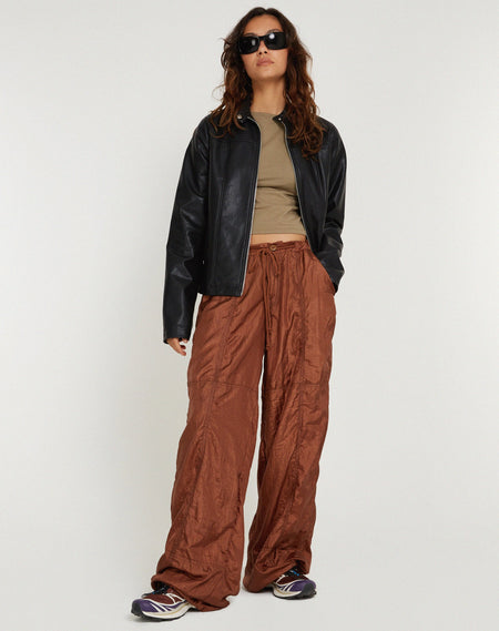 Vinsa Cargo Trouser in Light Brown