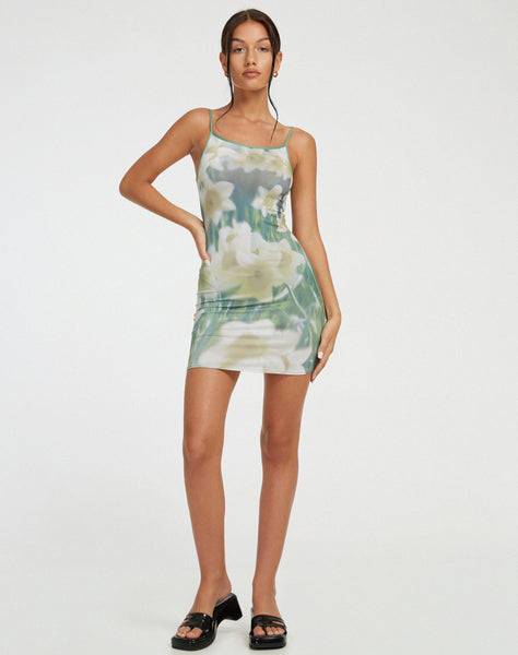 image of Saleh Mini Dress in Digi Flower