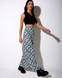 Sayan Maxi Skirt in Aster Blue