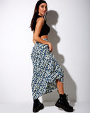 Sayan Maxi Skirt in Aster Blue