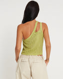 image of Tapa Cutout Top in Lime