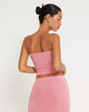 image of Tiska Bandeau Top in Pink