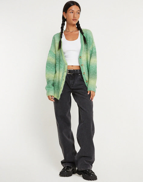 Image of Uriela Cardi in Wool Green