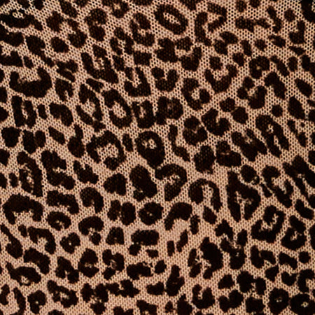 Yecal Bodice in Rar Leopard Flock Mesh