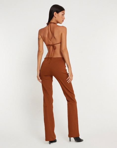 image of Zirnia Trouser in Coffee Bean