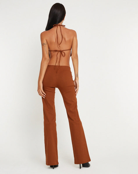 image of Zirnia Trouser in Coffee Bean