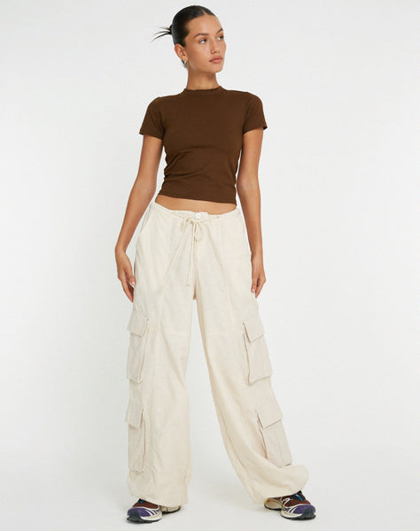 image of Surtie Crop Top in Cocoa