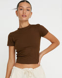 image of Surtie Crop Top in Cocoa