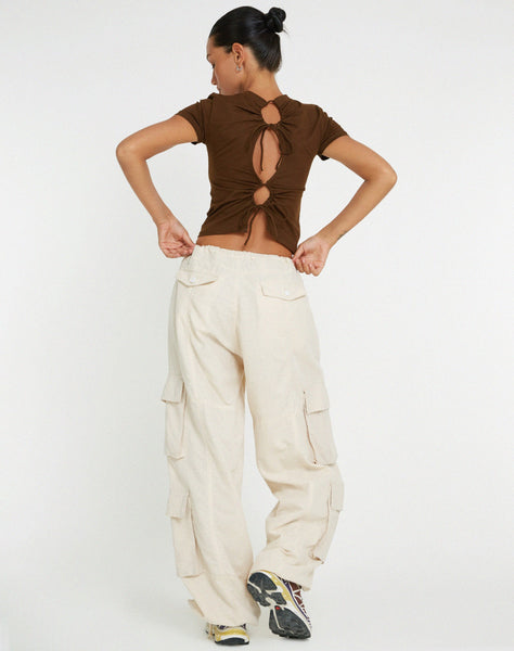 image of Surtie Crop Top in Cocoa