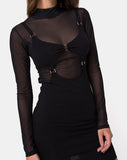 Jezabel Cut Out Dress in Black