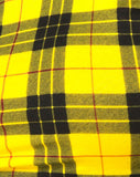 Rhala Crop Top in Winter Plaid Yellow