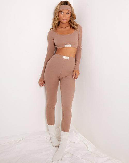 Image of Lulla Legging in Silver Mink in Modern Day Label Embro