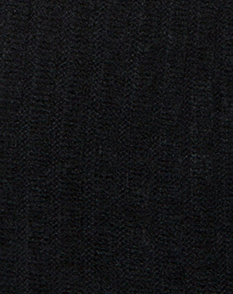 Mabel Cutout Bodice in Rib Knit Black