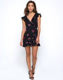 Rica Skater Dress in Grunge Rose