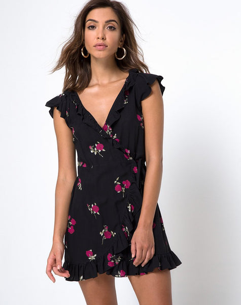 Rica Skater Dress in Grunge Rose