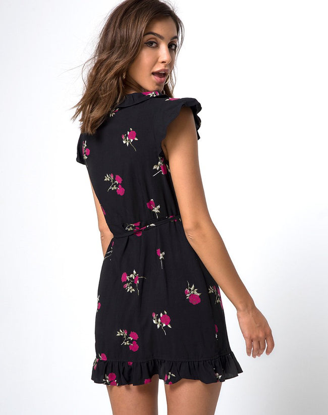 Rica Skater Dress in Grunge Rose