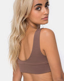 Rilla Top in Cacao with Rectangle Square