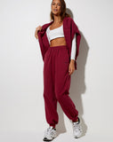 Image of Roider Jogger in Burgundy Angel Embro