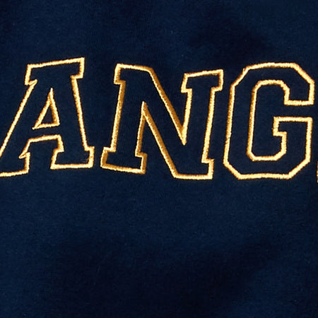 Glo Sweatshirt in Navy 'Angel' Embro in Yellow