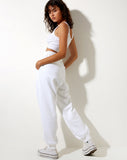 Image of Roider Jogger in White Pearl Sand Embro